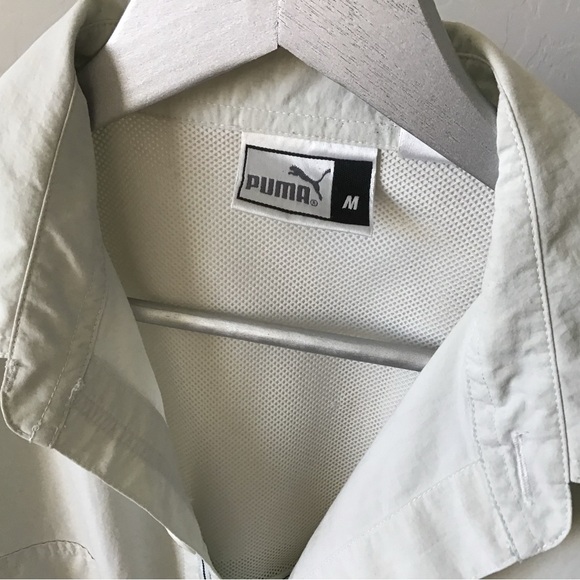 Puma White Lightweight Shirt Jacket - Picture 6 of 6
